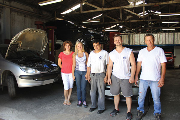 Sandra de Cássia G.Feltoldi, Gabriele Crude B. Souza, Edson Fernandes de Ataíde, Marcos Paulichi e Fernando Feltoldi